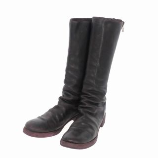 GUIDI - グイディ GUIDI バックジップ ロングブーツ 39 パープル系の