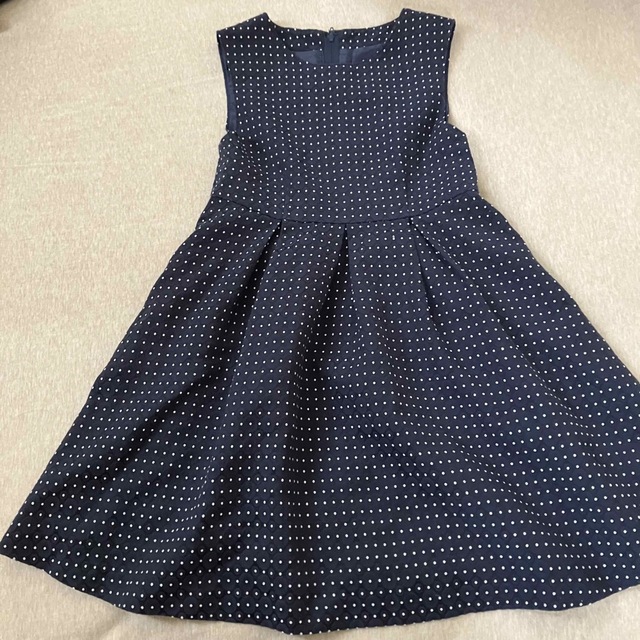 ドット柄風ワンピース キッズ/ベビー/マタニティのキッズ服女の子用(90cm~)(ワンピース)の商品写真