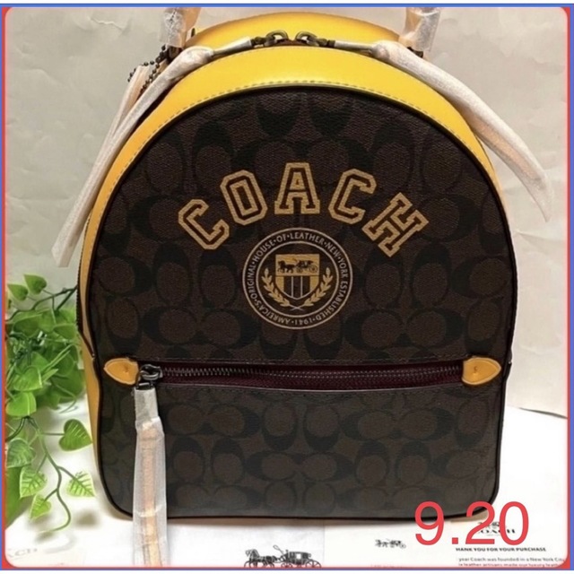 COACH(コーチ)のセール！！フォロワー様限定 価格 コーチ リュック CB871 バターカップ レディースのバッグ(リュック/バックパック)の商品写真