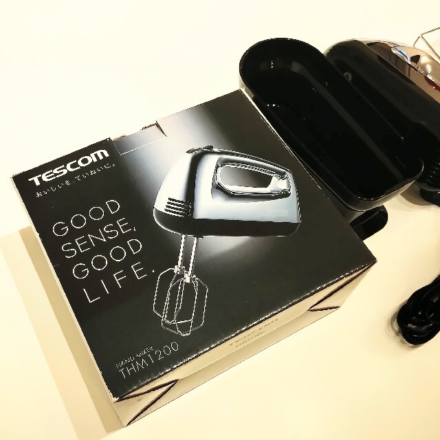 TESCOM(テスコム)のテスコム TESCOM THM1200 ハンドミキサー スマホ/家電/カメラの調理家電(調理機器)の商品写真