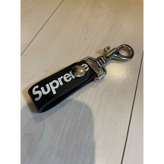 シュプリーム(Supreme)のSupreme Leather Key Loop シュプリーム ブラック(キーホルダー)