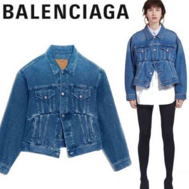Balenciaga(バレンシアガ)の名品 バレンシアガ スウィング デニム ジャケット メンズのジャケット/アウター(Gジャン/デニムジャケット)の商品写真