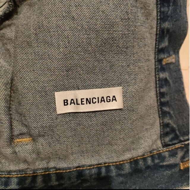 名品 バレンシアガ スウィング デニム ジャケット | vrealitybolivia.com