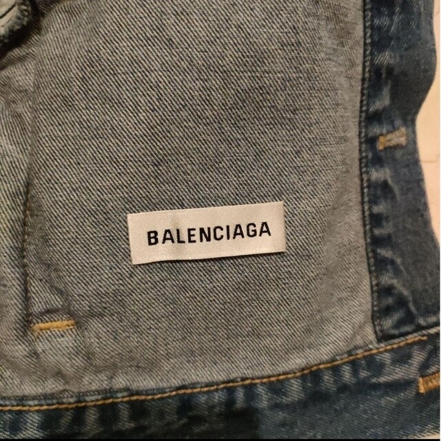 Balenciaga(バレンシアガ)の名品 バレンシアガ スウィング デニム ジャケット メンズのジャケット/アウター(Gジャン/デニムジャケット)の商品写真