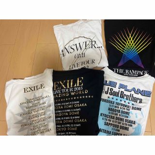 エグザイル トライブ(EXILE TRIBE)のLDH ライブTシャツ　5点セット(Tシャツ/カットソー(半袖/袖なし))