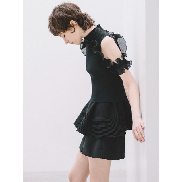 SNIDEL - センタージップスカショーパン ブラック 1の通販 by SNIDEL - センタージップスカショーパン ブラック 1の通販 by