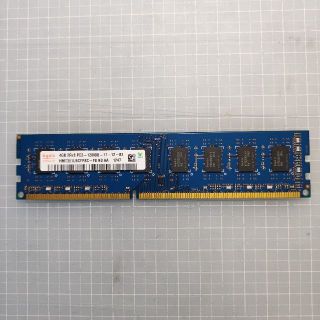 HYNIX デスクトップ用DDR3メモリー 4GB PC3-12800U(PCパーツ)