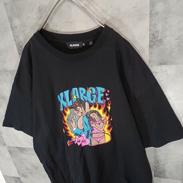 XLARGE エクストララージ メンズ Tシャツ XL ブラック ストリート