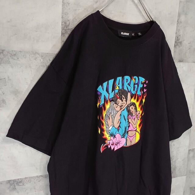 XLARGE エクストララージ メンズ Tシャツ XL ブラック ストリート