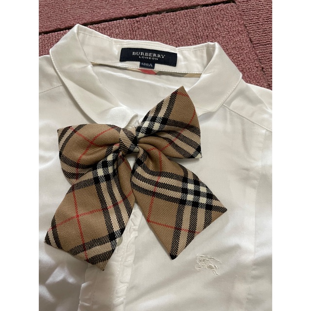 Burberry セットアップ フォーマル お受験 女の子 130 チェック