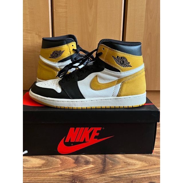 NIKE  jordan1 ジョーダン　イエローオークル　26 yellow