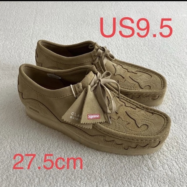 27.5cm 9.5 supreme clarks wallabee ワラビー