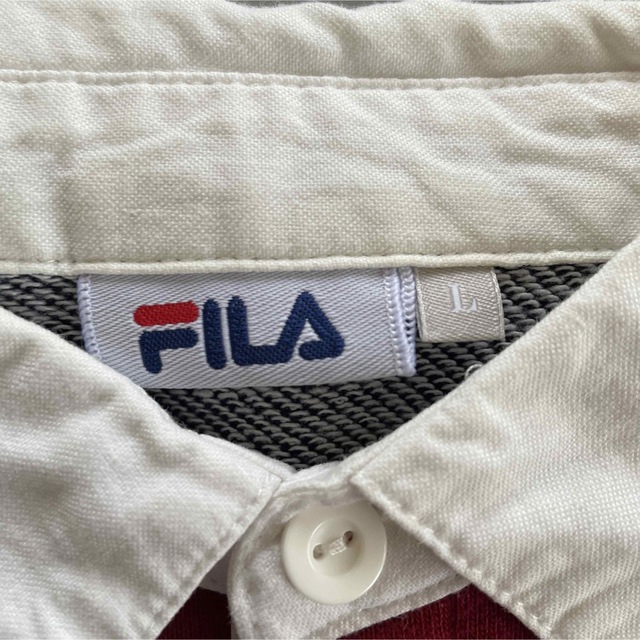 lovetoxic(ラブトキシック)の&& ラブトキ×FILA バックプリント ラガーシャツ L キッズ/ベビー/マタニティのキッズ服女の子用(90cm~)(Tシャツ/カットソー)の商品写真