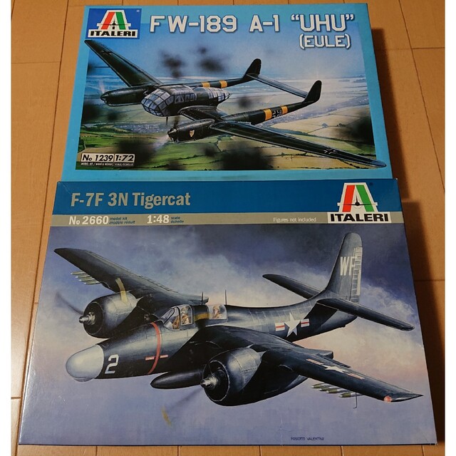 1/48 F-7F Tigercat & 1/72 Fw189 A-1 UHU