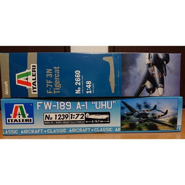 1/48 F-7F Tigercat & 1/72 Fw189 A-1 UHU