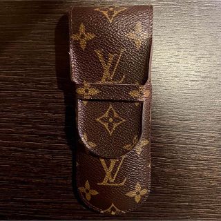 ルイヴィトン(LOUIS VUITTON)の正規 ルイ ヴィトン モノグラム ペンケース メガネケース ポーチ 小物入れ(サングラス/メガネ)