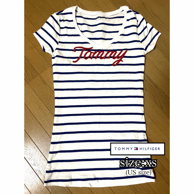 TOMMY HILFIGER(トミーヒルフィガー)の【TOMMY HILFIGER】ボーダーTシャツ レディースのトップス(Tシャツ(半袖/袖なし))の商品写真