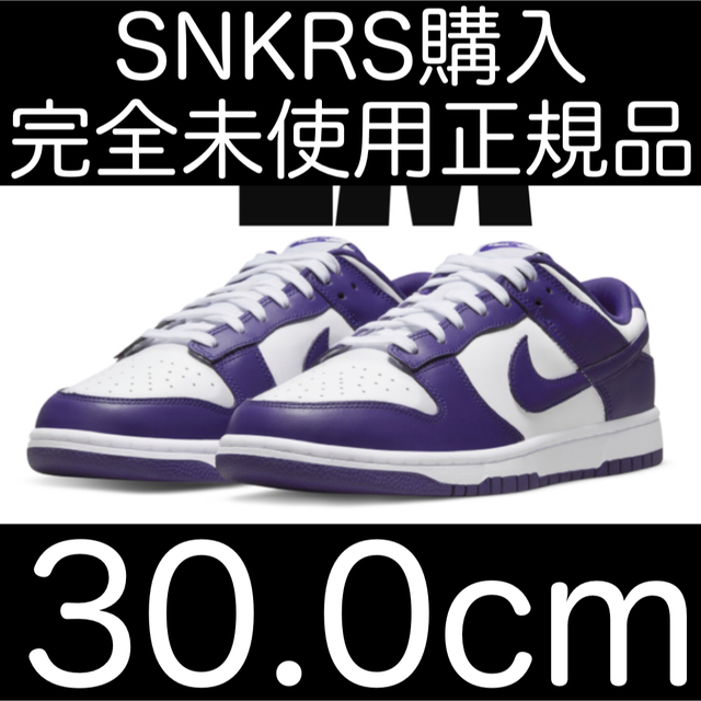 NIKE(ナイキ)のダンク Dunk Championship Court Purple 30.0 メンズの靴/シューズ(スニーカー)の商品写真