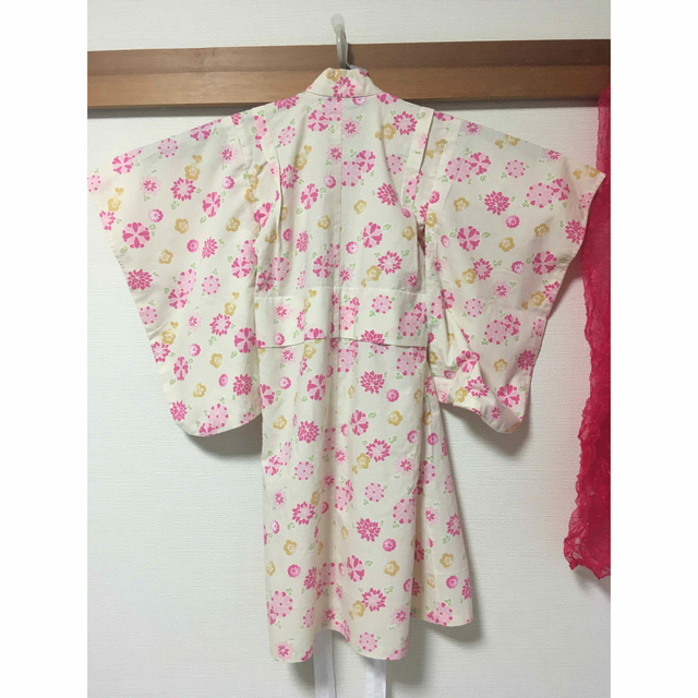 女の子　浴衣♡帯セット　100 キッズ/ベビー/マタニティのキッズ服女の子用(90cm~)(甚平/浴衣)の商品写真