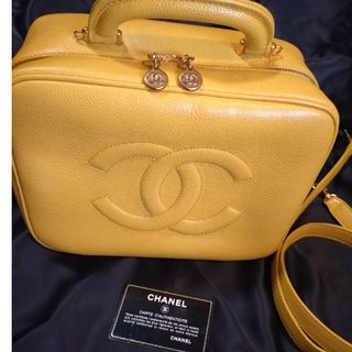 シャネル(CHANEL)のCHANEL　バック　バニティ　イエロー(ショルダーバッグ)