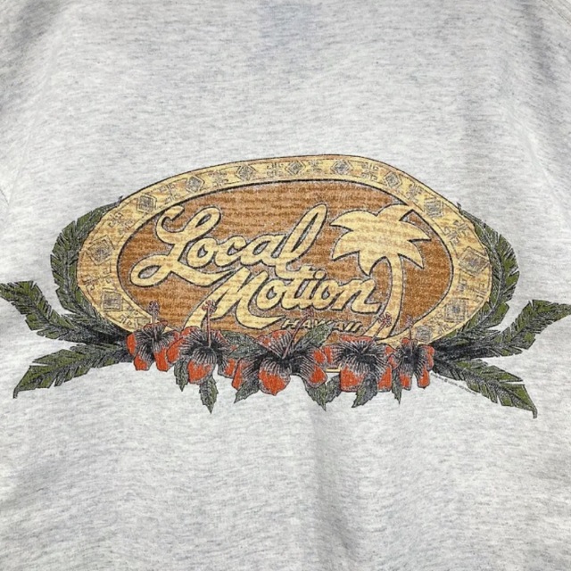 雰囲気抜群80S USA製 ローカルモーション Tシャツ ライトグレー Mの ... ローカルモーション Tシャツ