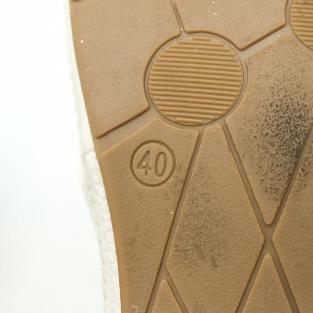 サンダル クロスベルト ローヒール ブランド シューズ 靴 レディース 40サイズ ホワイト NE&NA Collection Shose レディースの靴/シューズ(サンダル)の商品写真