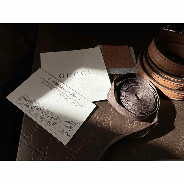正規品】 Gucci - レザー 2wayショルダーバッグ ソーホー グッチ GUCCI