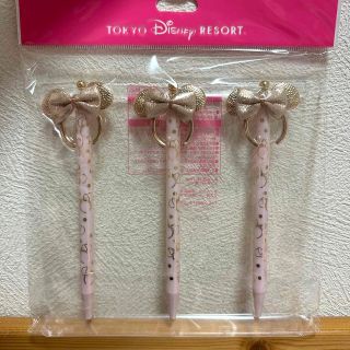 ディズニー(Disney)の【新品】ボールペン　3本セット(ペン/マーカー)