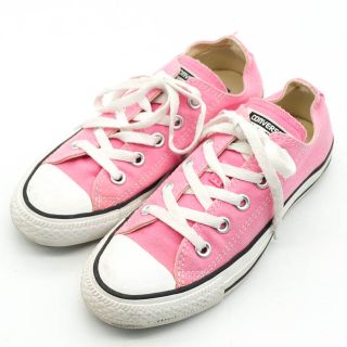 コンバース(CONVERSE)のコンバース ローカットスニーカー ALLSTAR オールスター キャンバス シューズ 靴 レディース 22cmサイズ ピンク CONVERSE(スニーカー)