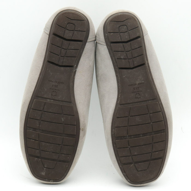 卑弥呼 モカシン ビットローファー ボア ブランド フラットシューズ 靴 レディース 23.5cmサイズ グレー HIMIKO レディースの靴/シューズ(ローファー/革靴)の商品写真