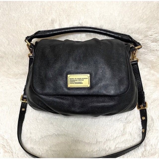 美品 マークバイマークジェイコブス ハンドバッグ 2Way ブラック-