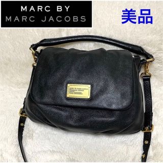 最終値下げ　マークジェイコブス　MARC JACOBS 黒革ショルダーバック