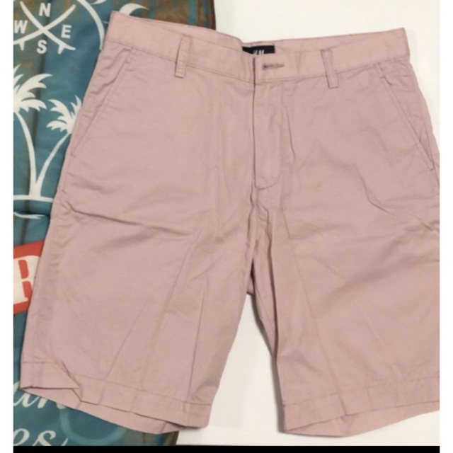 H&M(エイチアンドエム)のH&M ショートパンツ　ピンク メンズのパンツ(ショートパンツ)の商品写真