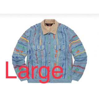 シュプリーム(Supreme)のSupreme × Coogi Trucker Jacket Blue(Gジャン/デニムジャケット)