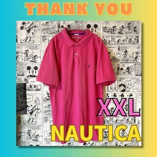 ノーティカ(NAUTICA)のNAUTICA A BIT TRIMMER 刺繍ロゴ ポロ XXL(ポロシャツ)