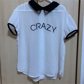 トルテ(TORTE)のTORTE CRAZY ロゴ シースルー Ｔシャツ(Tシャツ(半袖/袖なし))