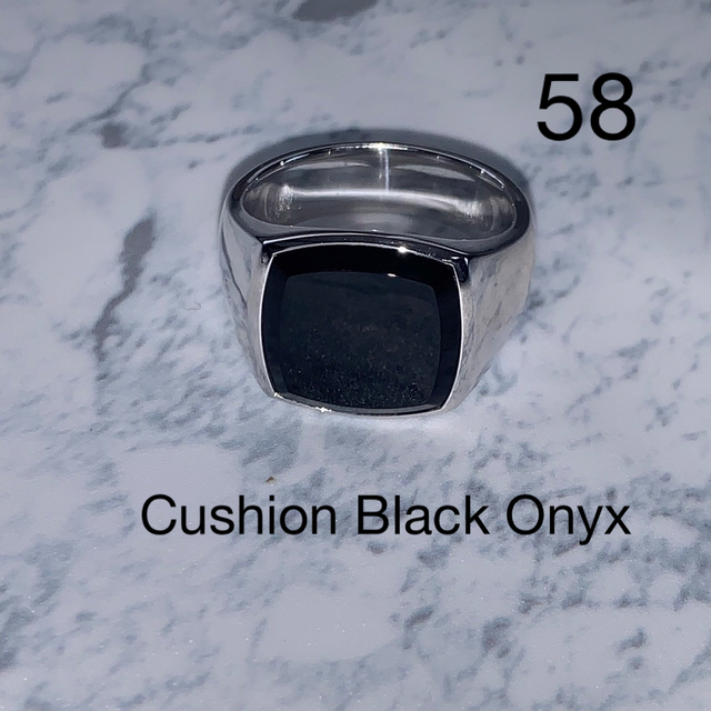 最も TOM WOOD Cushion Black Onyx リング 18号 58 lepiceriedeshalles