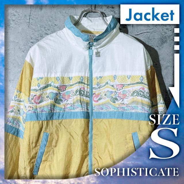 sophisticate ソフィスティケイト ナイロンジャケット 花柄 S レディースのジャケット/アウター(ナイロンジャケット)の商品写真