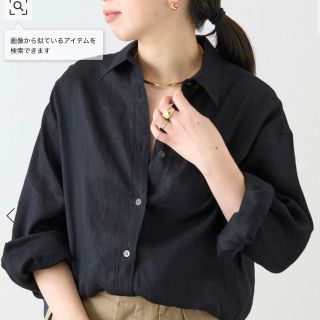 ジャーナルスタンダード(JOURNAL STANDARD)のJOURNAL STANDARD L'ESSAGEオーガニックリネンロングシャツ(シャツ/ブラウス(長袖/七分))