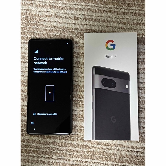 【大人気】Google Pixel 7 SIMフリー Obsidian