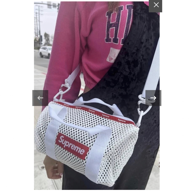 Supreme - Supreme Mesh Mini Duffle Bag whiteの通販 by U