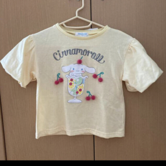 サンリオ(サンリオ)の子供服　新品cinnamorollシャツ　 キッズ/ベビー/マタニティのキッズ服女の子用(90cm~)(Tシャツ/カットソー)の商品写真