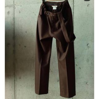 定価約5万!【SUNSEA】サンシー バングラデシュリネンワイドパンツ