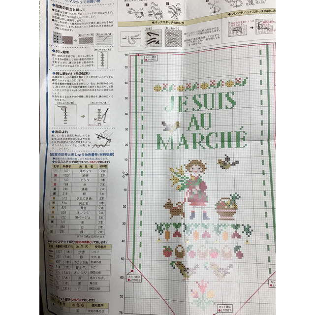 FELISSIMO(フェリシモ)のクロスステッチ製作キット ハンドメイドの素材/材料(その他)の商品写真