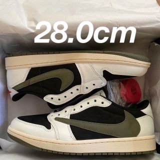 ジョーダン(Jordan Brand（NIKE）)のTravis Scott × Nike Air Jordan 1 Low 28(スニーカー)