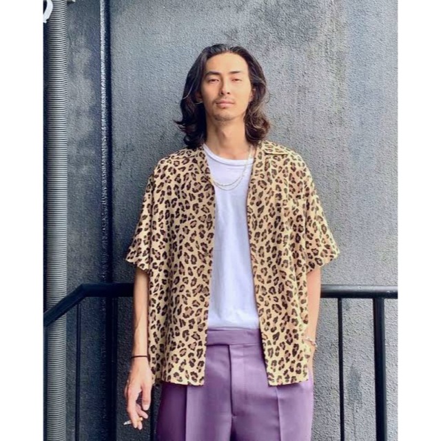 WACKO MARIA(ワコマリア)のWACKO MARIA LEOPARD HAWAIIAN SHIRT L アロハ メンズのトップス(シャツ)の商品写真