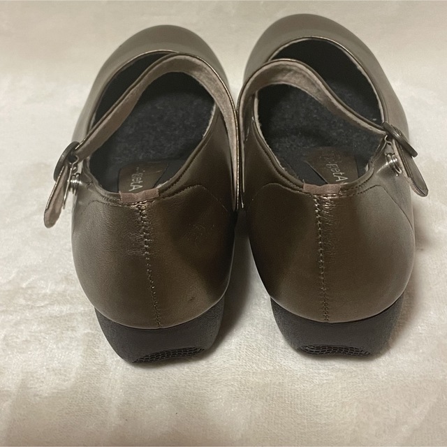 Re:getA(リゲッタ)のリゲッタ　コンフォートシューズ　メタリックブラウン レディースの靴/シューズ(その他)の商品写真