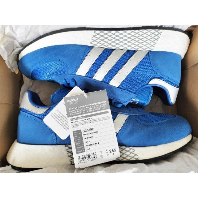 Originals（adidas）(オリジナルス)の【新品】2018年モデルMARATHONx5923青26.5cm箱タグ付き メンズの靴/シューズ(スニーカー)の商品写真