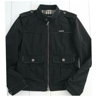 バーバリーブラックレーベル(BURBERRY BLACK LABEL)のバーバリーブラックレーベルブルゾン ジャケット 黒 M(その他)