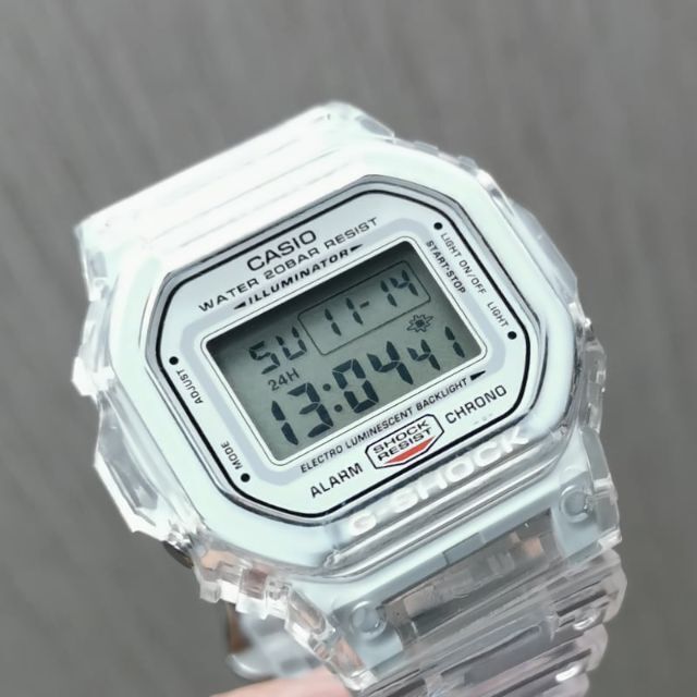 G-SHOCK 5600系 交換用 ベゼル・ベルト [クリアスケルトン] メンズの時計(ラバーベルト)の商品写真